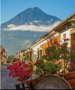 Antigua is nestled amongst magnificent volcanoes and mountains. The climate is perfect. Antigua is one of the top coffee producing regions in Guatemala. This is my favorite city in the country. I have some of my best memories there. I love walking on the cobble stone streets, the aroma of coffee permeates the air as you walk past the coffee shops. The bougainvilleas grow beautifully, Its beautiful to see them covering entire walls. Another thing I love is the old doors and windows in the old homes. I am always transported the the past in Antigua. It’s the only place where you will see perfectly shaped volcanoes at the end of the streets. They are right there!!! Impressive, marvelous and at times violent. I will be spending lots of time there soon.
